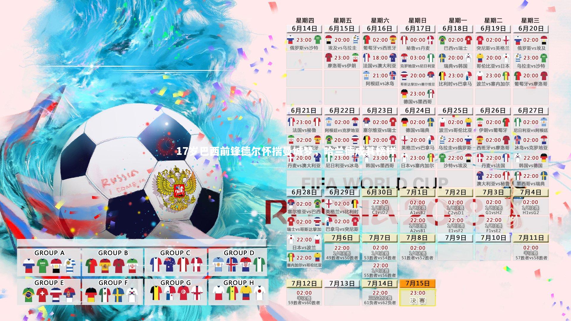 竞技宝官方网站_17岁巴西前锋德尔怀揣曼城梦，哈兰德成其榜样